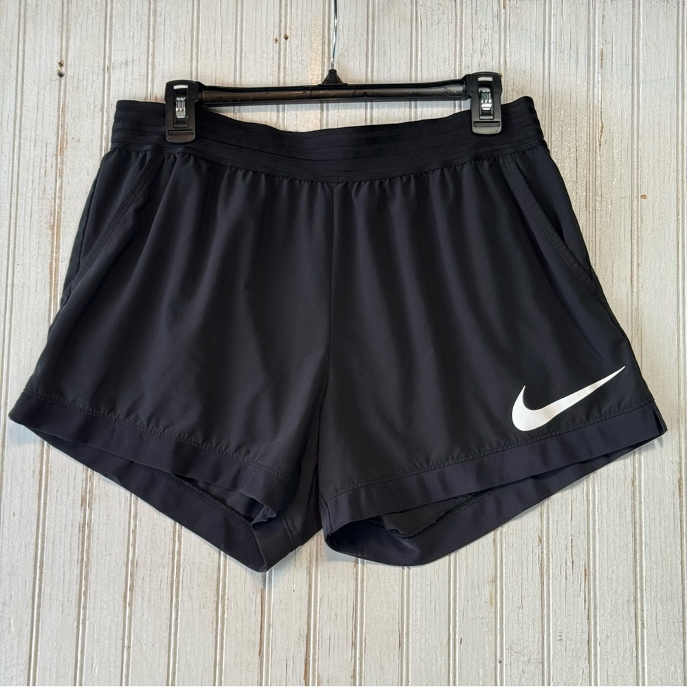 Nike Women's Dri-Fit Black Athletic Running Shorts Shorts! L